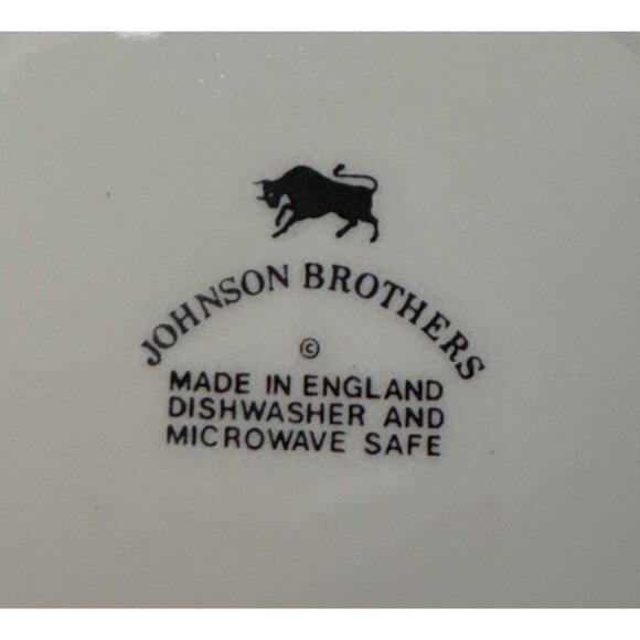 Johnson Bros Athena White Ribbed Bread & Butter Plates Set Of 7 Made In England - Picture 7 of 11